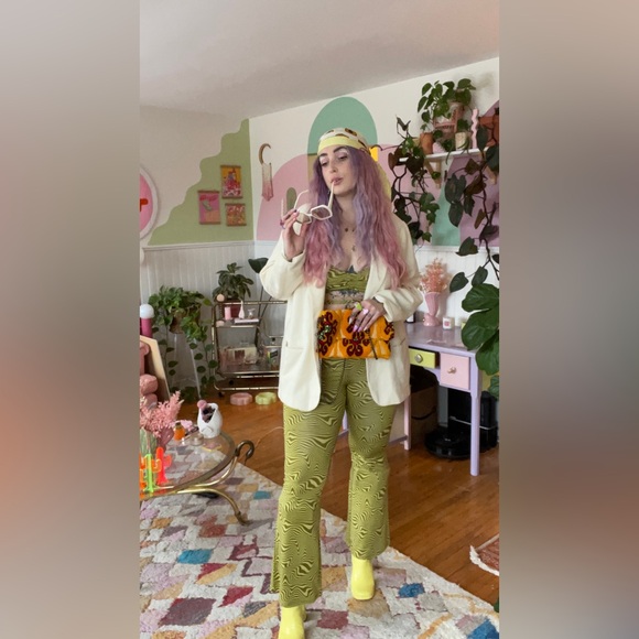 Printed jumpsuit with cutout 🐸 - Picture 3 of 6